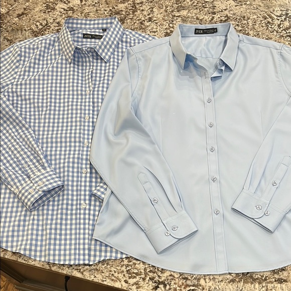 Lot of 2 J.VER Women’s Dress Shirts Elegant and Versatile, Light Weight, NWOT - Picture 1 of 10